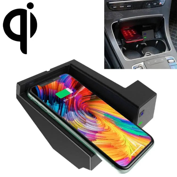 Car Qi Standard Wireless Charger 10W Quick Charging Mercedes-Benz