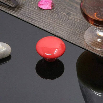 Ceramic Cabinet Drawer Handle 38mm Glazed Finish for Cabinets