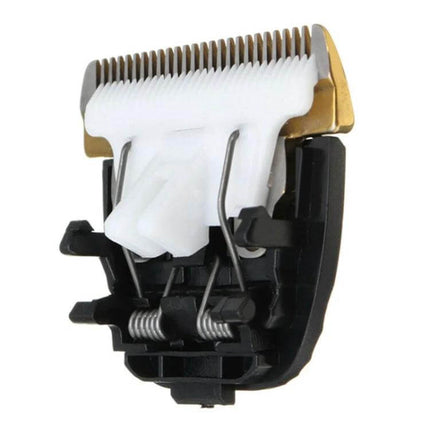 Ceramic Cutter Head for Trimmer 24 Teeth Replacement Blade — white ceramic blade close-up for precise grooming