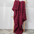 80 x 100 CM / Wine red
