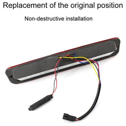 Chevrolet Silverado High Mount LED Brake Light Direct Fit rear high-mount LED brake light replacement with wiring harness