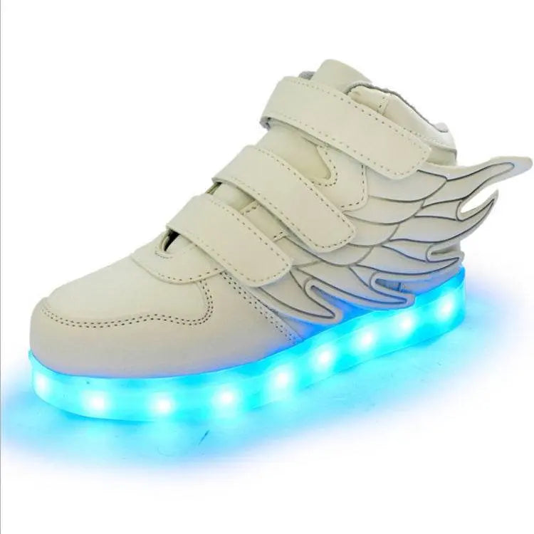 Children Colorful Light Shoes LED Charging Luminous 25 29