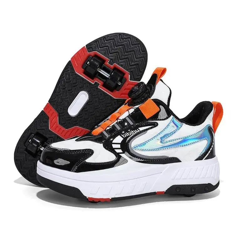 Children Two-Wheeled Roller Skates Sports Shoes Size 29-39 