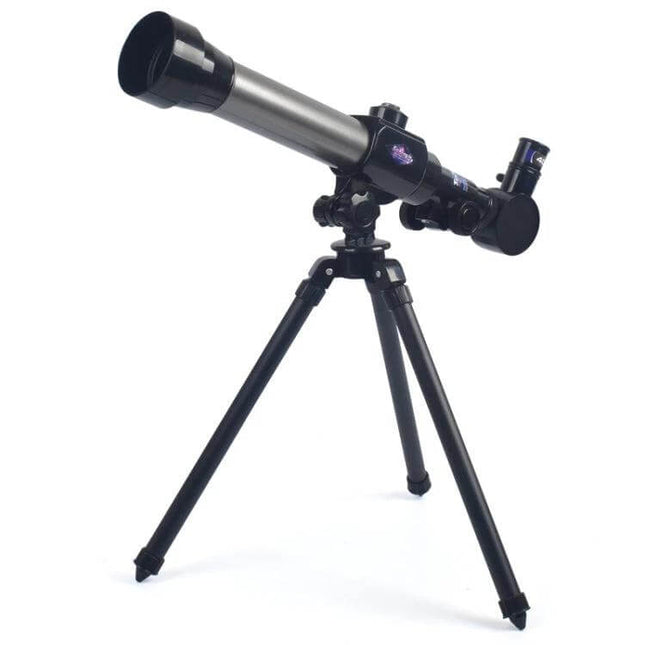 Children's Single-Tube Astronomical Telescope For Beginner Stargazing on tripod for backyard and classroom learning