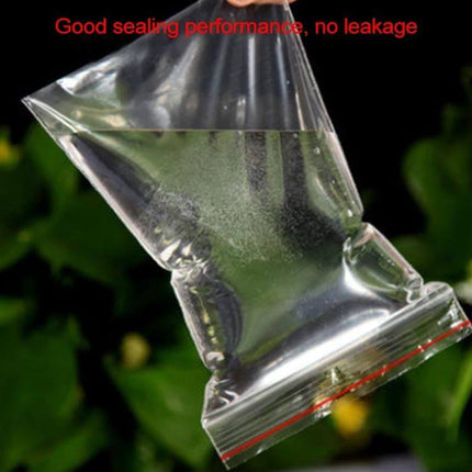 Clear 12x18cm Self Adhesive OPP Bags For Quick Gift Packaging - clear resealable 12x18 cm bag holding liquid, dust-free self-adhesive flap, 0.05mm thickness
