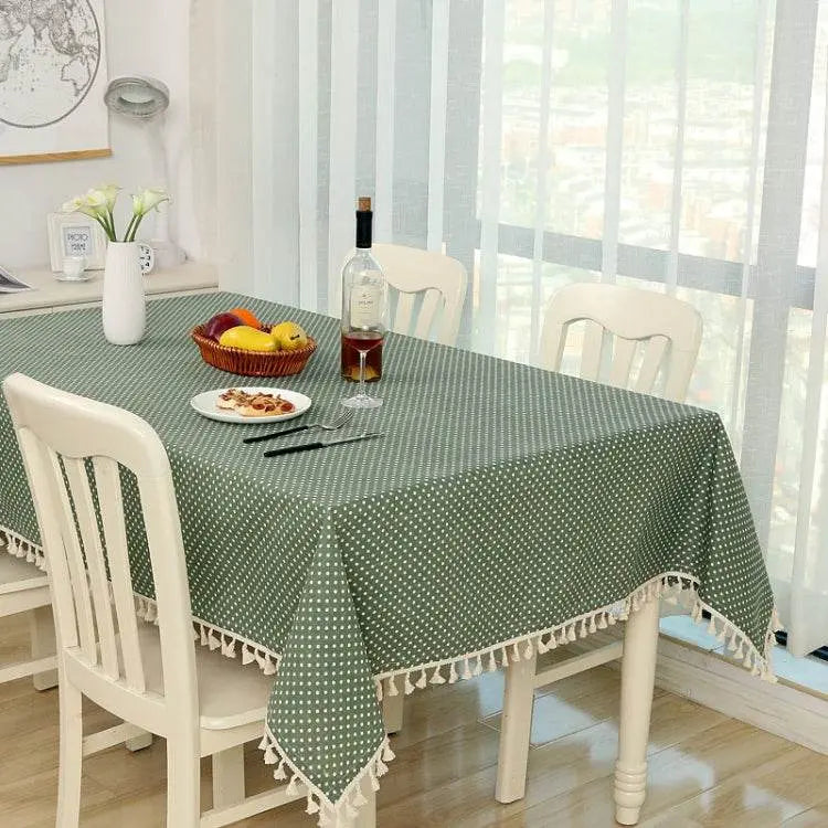 Cloth Cotton Dining Tablecloth Decoration Cloth 60x90cm 100x140cm 