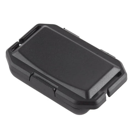 Cob Headlamp Headband Light Three Mode for Night Use – compact black battery case for COB headlamp, holds three AAA batteries and secures to headband