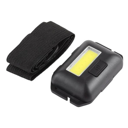 Cob Headlamp Headband Light Three Mode for Night Use - compact COB LED hands-free headlamp with adjustable elastic band
