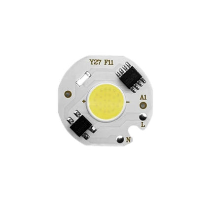 COB LED Light Chip for DIY Spotlight, Home Lighting Projects - round mains-powered 3W-10W DIY spotlight module with COB emitter