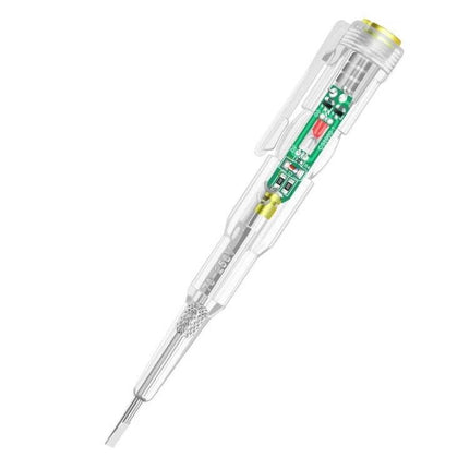 Color Light Detector Pen With High Brightness Sensor showing transparent housing and internal circuit for on-site electrical and lighting checks