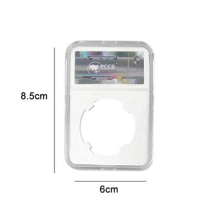 Commemorative Coin Identification Box, 25 To 40mm, For Easy Sorting clear plastic coin holder 8.5x6cm with rounded edge and opening groove
