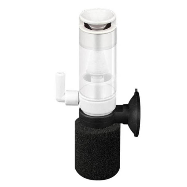 Compact Fish Tank Pneumatic Filter Oxygenator For Freshwater - compact nano aquarium filter with sponge, suction cup and quiet multi-stage aeration