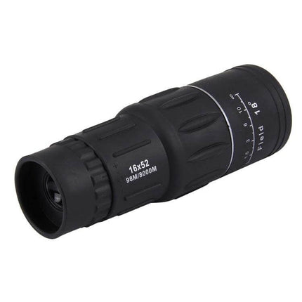 Monocular Telescope Compact Outdoor Viewing for Sports compact black 16x52 pocket handheld monocular for games hiking bird‑watching