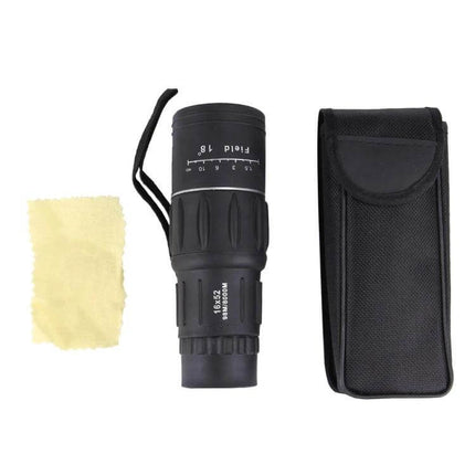Monocular Telescope Compact Outdoor Viewing for Sports - lightweight pocket monocular with carry case and cleaning cloth