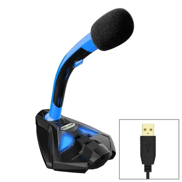 Compatible With PC Mac K1 USB Microphone Blue Red White 