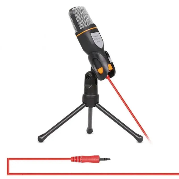 Condenser Microphone Compatible with PC and Mac for Live Broadcast Show KTV 