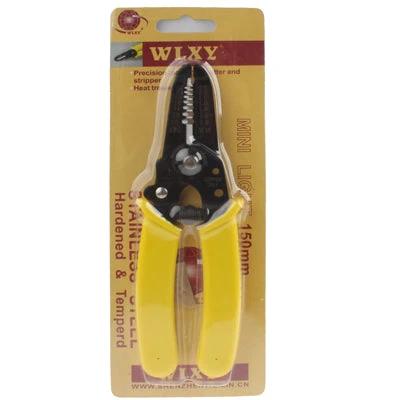 Copper Wire Stripper Pliers For Electrical Wiring Projects — yellow-handled wire stripper pliers packaged for AWG 10–22 precision stripping