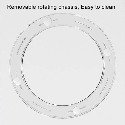 Cosmetic Storage Box With 360° Rotating Base For Easy Access removable rotating chassis shown for easy cleaning and reconfiguration