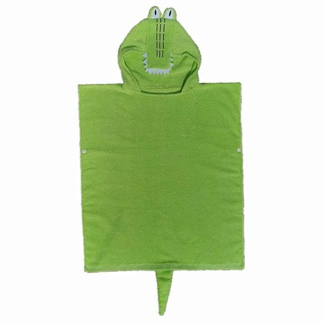 Cotton Cloak Children's Bath Towel 70 cm Pink Unicorn - green crocodile hooded kids towel, 100% cotton, hooded poncho style for bath or pool