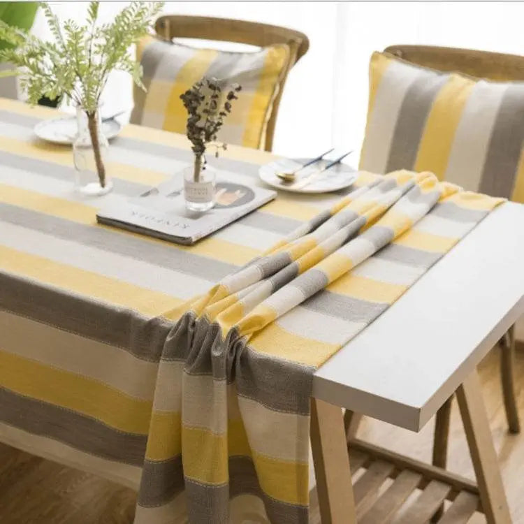 Cover Cloth Towel For Rectangular Striped Tables 60x300cm 