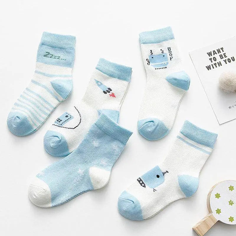 Cozy and Cute Cotton Baby Socks Unisex Comfort Fit for Kids 