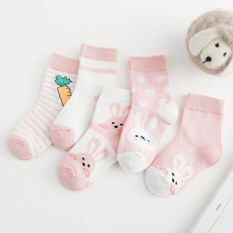 Cozy and Cute Cotton Baby Socks Unisex Comfort Fit for Kids 