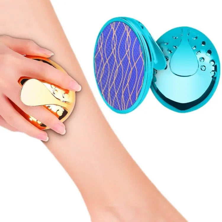 Crystal Epilator Hair Removal Tool in Blue and Rose Gold 