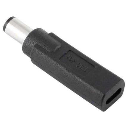 USB-C to Dell Charger Adapter Connector for Laptops and Devices - black 7.4x5.0mm plug adapter for USB-C chargers