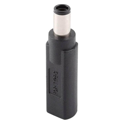 USB-C to Dell Charger Adapter Connector for Laptops and Devices slim 7.4x5.0mm black adapter for charging Dell laptops and USB-C devices