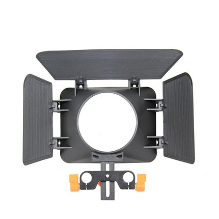 YELANGU A7 Camera Cage Set for Stable Video Recording top-down view with adjustable matte box and four flaps
