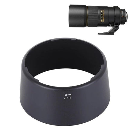 Protective Lens Hood for Nikon Camera Lenses and Protection — black petal lens hood blocking stray light and protecting lens from bumps and dust