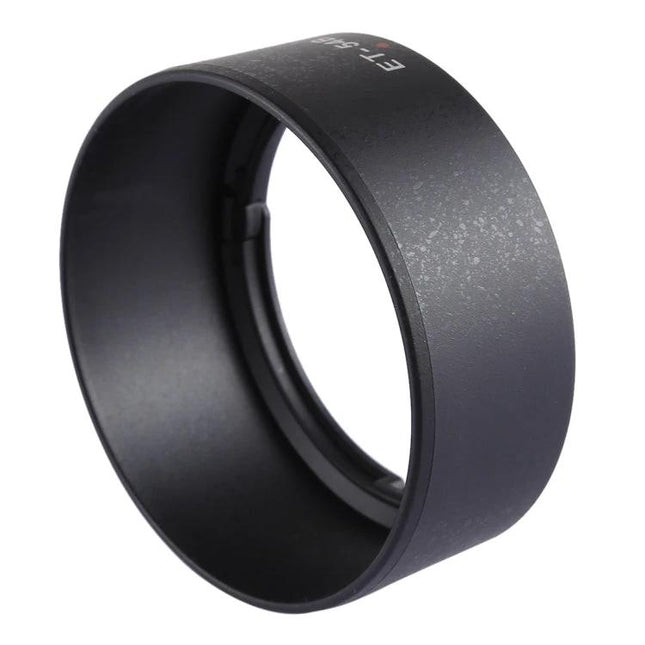 Alt Tag: Lens Hood for Canon Camera Protection and Shading - black PVC hood for Canon EF-M 55-200mm STM, reduces flare and protects lens