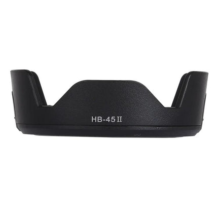 Durable Lens Hood Shade for Nikon Camera Protection and Light Control - black HB-45II PVC hood reducing glare and protecting lens