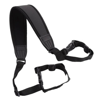 Durable Nylon Strap for Tripod Decompression and Carrying, 79cm Length - black padded nylon tripod harness for comfortable hands-free carrying