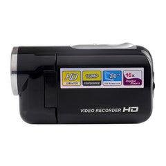 HD 16.0 MP Digital Video Camera with 16X Zoom and 2.0 inch LCD Screen, 1280x720P Recording