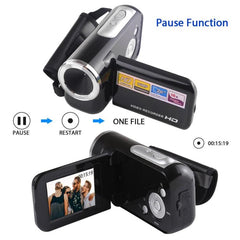 HD 16.0 MP Digital Video Camera with 16X Zoom and 2.0 inch LCD Screen, 1280x720P Recording