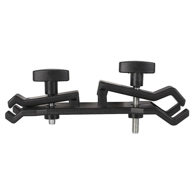 Compact Umbrella Holder for Outdoor Photography Cameras - durable ABS clamp attaches to tripods to shield camera from rain and sun