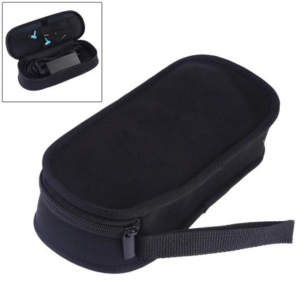 Handy Bag for Organizing Everyday Tech Essentials on the Go — compact black tech organizer with zipper and wrist strap