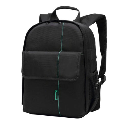 Indepman Waterproof Outdoor Camera Backpack for Sports and Travel black waterproof nylon camera backpack with front pocket and shoulder straps