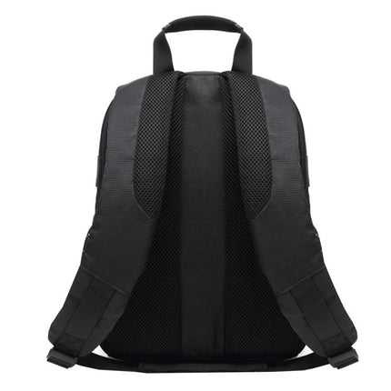 Indepman Waterproof Outdoor Camera Backpack for Sports and Travel - rear view showing padded straps and breathable back panel