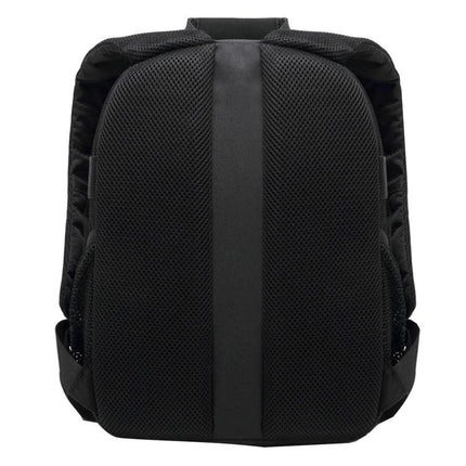 Indepman Waterproof Outdoor Camera Backpack for Sports and Travel - black waterproof nylon camera backpack with padded back panel