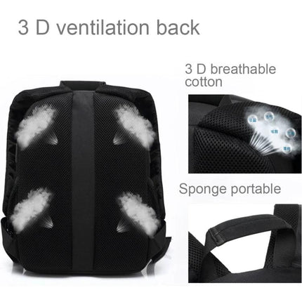 Indepman Waterproof Outdoor Camera Backpack for Sports and Travel breathable 3D ventilation back with sponge portable handle