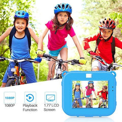 Kids Waterproof HD Digital Camera - 5.0MP, 1.77" Screen, 30m Depth Rating