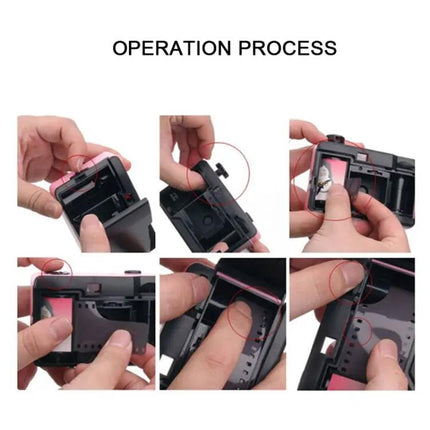 Retro Waterproof Point-and-Shoot Film Camera for Children