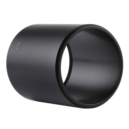 Full Metal Lens Hood for 67mm Medium Telephoto Lenses - durable black metal hood blocking flare, dust and impact protection for outdoor photography