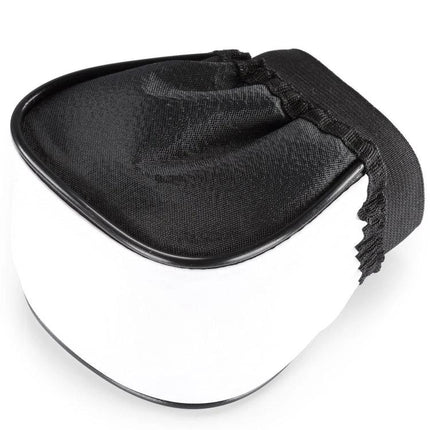Universal Mini Soft Flash Diffuser for Everyday Photography - compact black-and-white universal flash diffuser softens light for indoor portraits and events