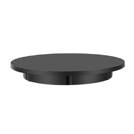 60cm Electric Rotating Display Stand for Product Showcases black ABS 360° rotating platform for photography and retail displays