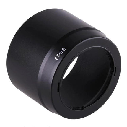 Protective Lens Hood for Canon 70-300mm Zoom Lenses – black PVC lens hood ET-65B protects against flare, dust, moisture and minor impacts