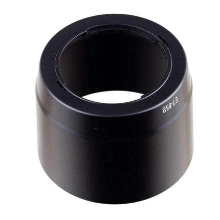 Protective Lens Hood for Canon 70-300mm Zoom Lenses - black PVC hood blocks stray light, reduces flare and protects lens from dust and bumps
