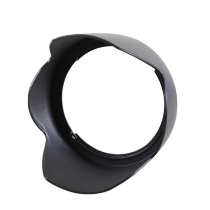 Lens Hood for Canon Cameras, Stray Light Protection Accessory - black petal-style lens hood to reduce flare and protect lens during outdoor shoots